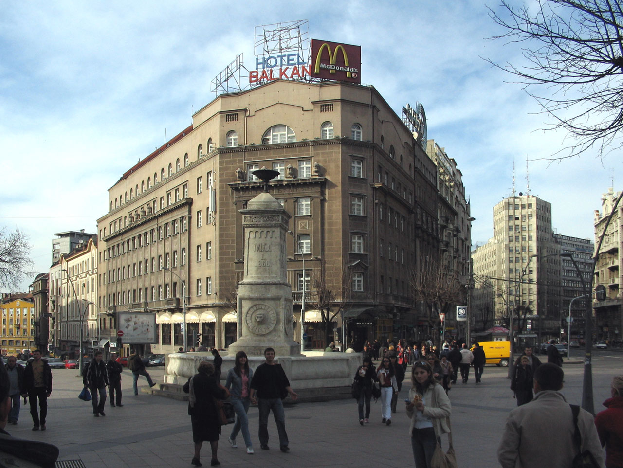 Terazije fountain - built in 1860